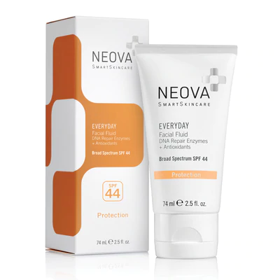 Use Neova Everyday SPF 44 to protect your skin from UVA/UVB rays while also restricting the appearance of sun-inflicted DNA damage.