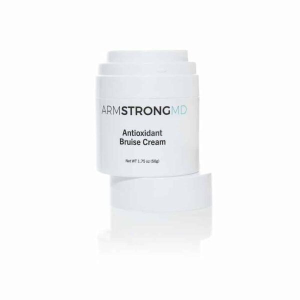 Antioxidant Bruise Cream is the solution you need for bruising as it helps repair fragile vessels in the skin to make bruising fade quicker.